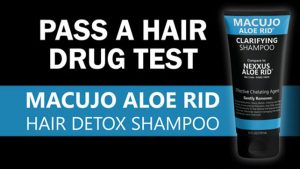 Hair detox shampoo for drug test